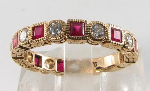 Bague éternité art déco - art,