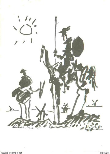Carte postale art - dessin,