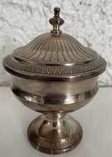 sucrier en métal argenté ancien/7488V5