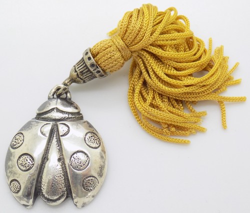 Pendentif coccinelle argent - coccinelle,