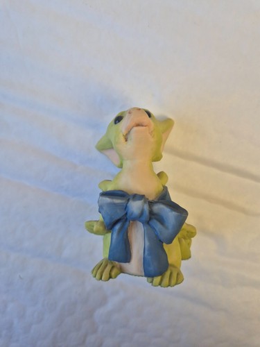 Blue ribbon dragon - blue, ornement