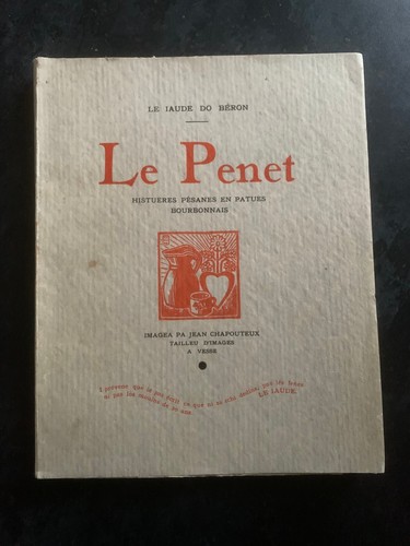 Patois bourbonnais penet - patois,