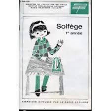 SOLFEGE - 1ERE ANNEE - EXERCICES DIFFUSES PAR LA RADIO SCOLAIRE