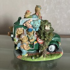 Tirelire vacances school bus sculpture vintage pop art déco design France