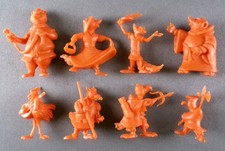 Robin des Bois - Figurines Monochrome Prémium Bonux - Série Complète de 8 Figuri