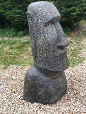 Sculpture Moaï en pierre de