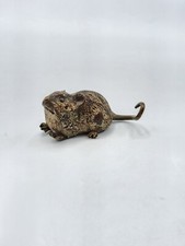 Statuette figurine souris en bronze polychrome de Vienne Gescheitz XIXème 