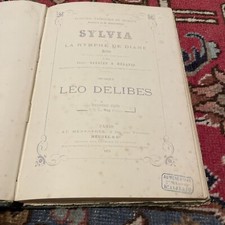 DELIBES Léo « Sylvia ou la Nymphe de Diane » Ballet Barbier & Merante Piano 1876