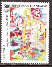 FRANCE TIMBRE N° Y&T 2606 " Lapique Regates vent arrières 1952 " NEUF**