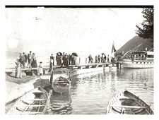 Bateaux, débarcadère Vintage