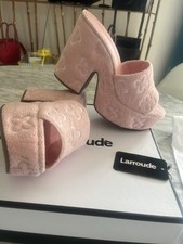 Mules Compensées Femme 