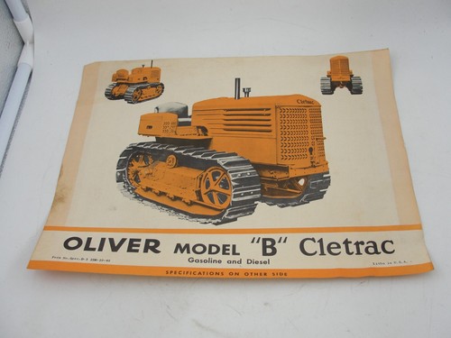 John deere oliver model - oliver, b