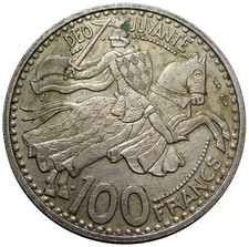 MONACO 100 Francs 1950