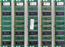 Barrette Mémoire  (x5) Samsung - M368L1713CT1-CB0 - PC2100 128Mo - DDR-266Mhz