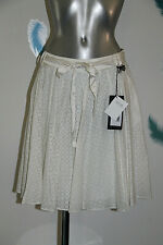 jupe plissée coton soie