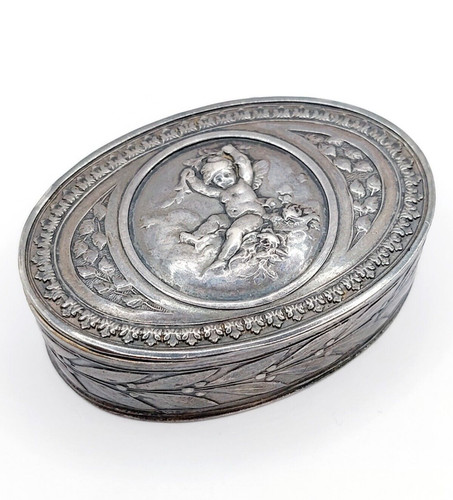Boîte pilules argent - boîte, à