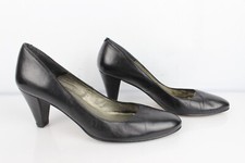 Laura Clement escarpins cuir noir T 39 Très bon état