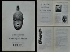 CHEFS D'OEUVRE DE L'AFRIQUE