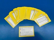 TRIVIAL PURSUIT Lot 50 Cartes Jeu Edition FAMILLE 300 Questions Recharge FR !.