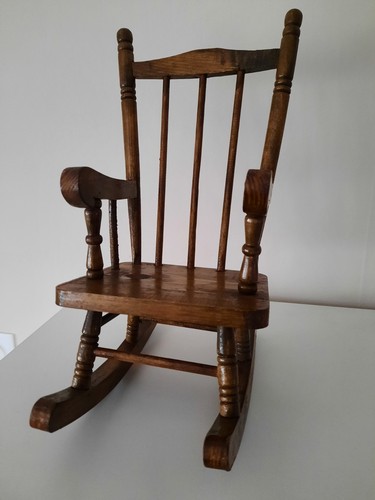 Chaise bascule bois - chaise,