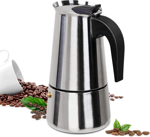 Cup moka pot stainless steel - 2,