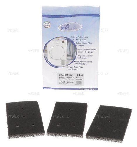 Lot filtres pour - de, seche