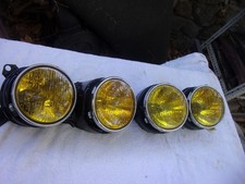 PHARES JAUNES BMW E24 - très rare - d'origine HELLA - pas de film ni de film
