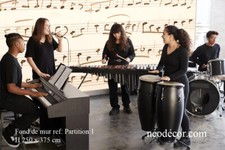 Fond de mur ref: Partition 1