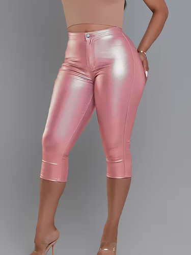 Pantalon rose longueur