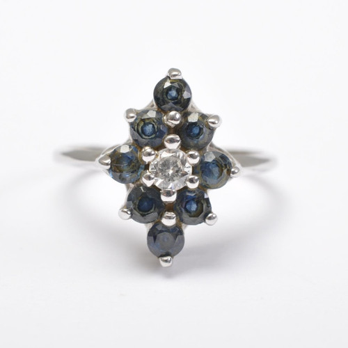 Vintage saphir bague - saphir, à
