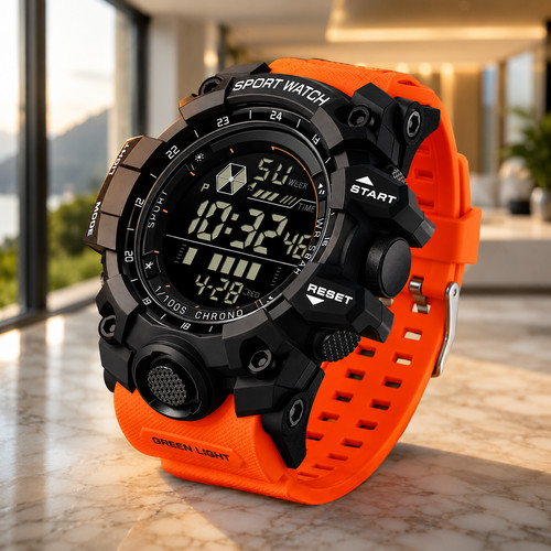 Montre homme sport - homme, led