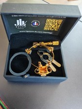 Ligature Clarinette JLV Sound Plaqué Or  + Bague sonique