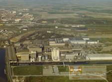 France Nord Coudekerque Lesieur Factory oil manufacturer Old Photo 1980
