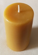 2+1 Gratuit l Bougies cire d'abeille 155g 100% naturelle FM H.85* Dia.45mm 