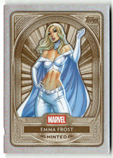 Topps Marvel 2025 Carte No. 16 Emma Frost Bronze Minté