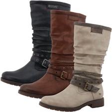 Mustang Bottes Pour Femmes Avec Sangles, Clous Et Boucle 15M0052003