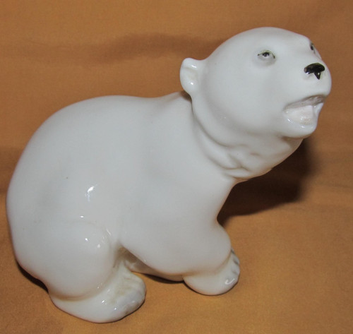 Statuette ours polaire - statuette,