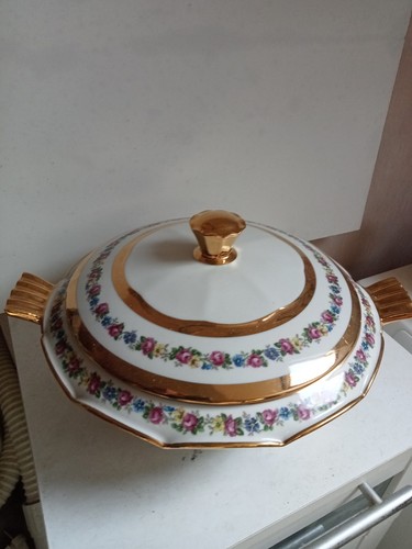 Soupière porcelaine art - soupière, en