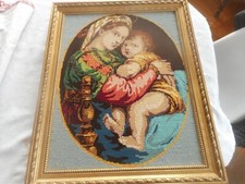 tableau canevas "la vierge et