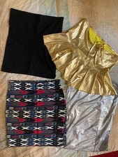 Lot de 4 Micro-Jupes - Taille 1 ou S/M (36/38) Extensible - Ceintures Élastiquée