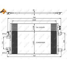 Condensateur Climatisation Pour Jeep Patriot MK74 Chrysler Sebring JS