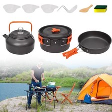 Set Cuisine Camping Aluminium