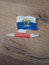 PLAQUE METAL DRAPEAU BISCUITS