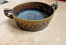 Coupe à anses bronze signé Max le Verrier répertorié Art Déco dragons