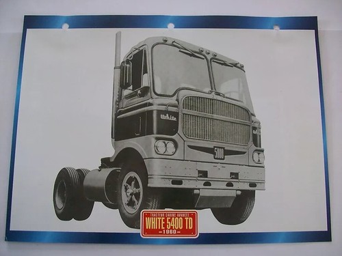 Carte fiche camion tracteur - fiche,