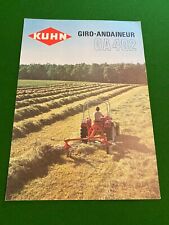 Notice publicitaire KUHM Giro Andaineur GA 402    - Non daté