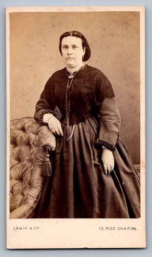 Cdv 1865 femme bourgeoise - femme,