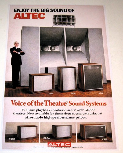 Altec lansing a7w 843a 838b - altec, 843a,838b