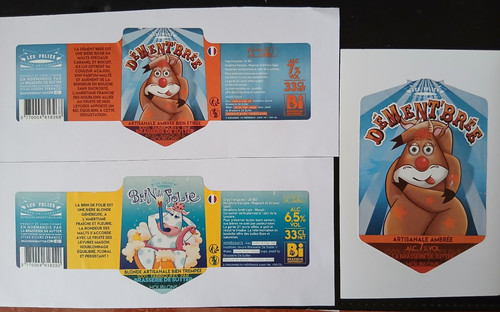 Lot etiquettes biere - lot, de