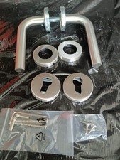 poignée de porte d'entrée inox 